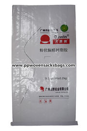 Chiny White BOPP Laminated PP Woven Bags for 20kgs Resin Adhesive Packing dostawca