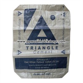 Chiny Przetworzone laminowane torby do pakowania z cementu PP / worki z workiem z zakrytym workiem o wadze 50 kg dostawca