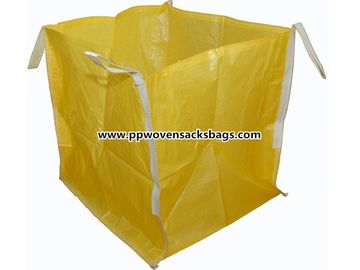 Chiny Żółte worki PP na rudę / wytrzymałe worki polipropylenowe FIBC Big Jumbo Bag dostawca