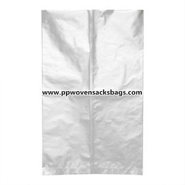 Chiny Wodoszczelne torebki z folii aluminiowej / srebrne torby z folii aluminiowej z zamkiem błyskawicznym dostawca