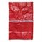 Dostosowane worki tkane z czerwonego PP / 25 kg worki PP do pakowania plastikowych granulek / żywności / substancji chemicznych dostawca